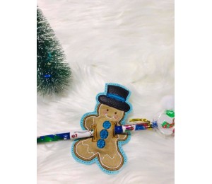 Stickserie ITH - Gingerbread Lebkuchenmann Gutschein Süßigkeiten Halter